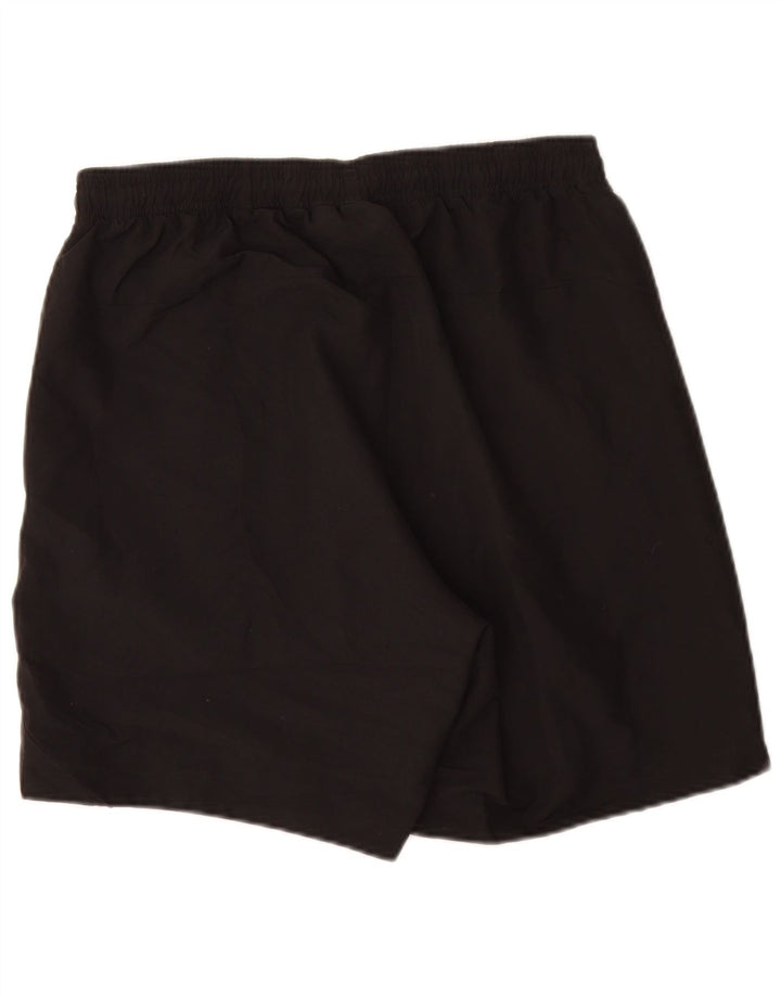 Pantaloncini sportivi Adidas da uomo con grafica media in poliestere nero