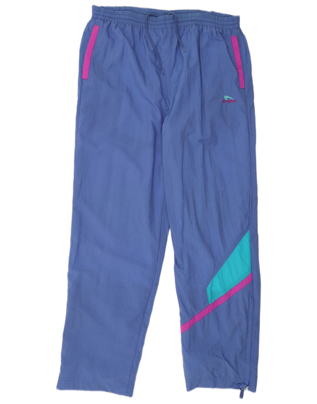 Pantaloni da tuta da uomo Kronos XL Sport in poliestere color block blu