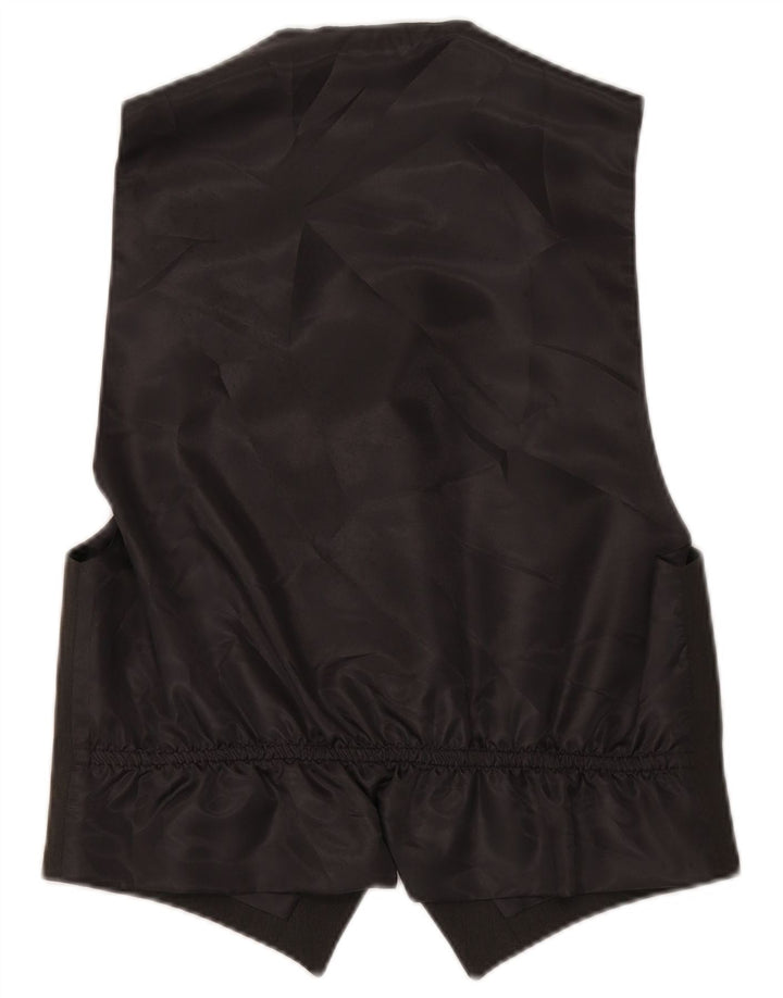 Gilet Vintage da Uomo IT 50 Medio Nero