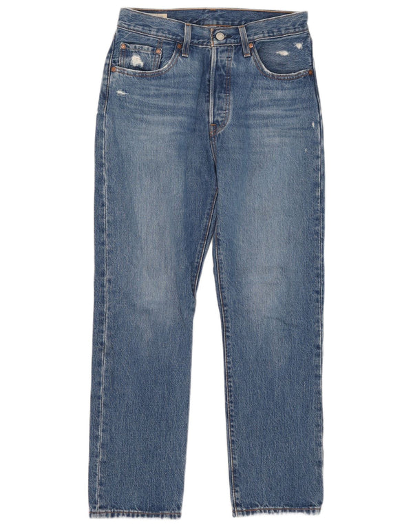 Jeans dritti Levi's 501 da donna W27 L29 cotone blu