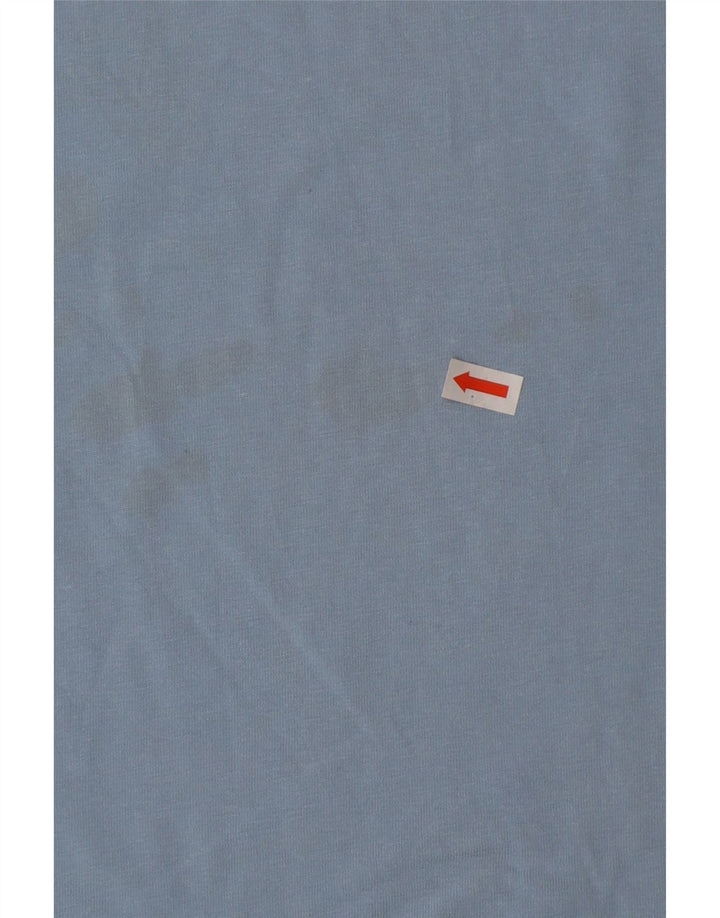 Crew Clothing T-shirt da uomo Top in cotone blu medio