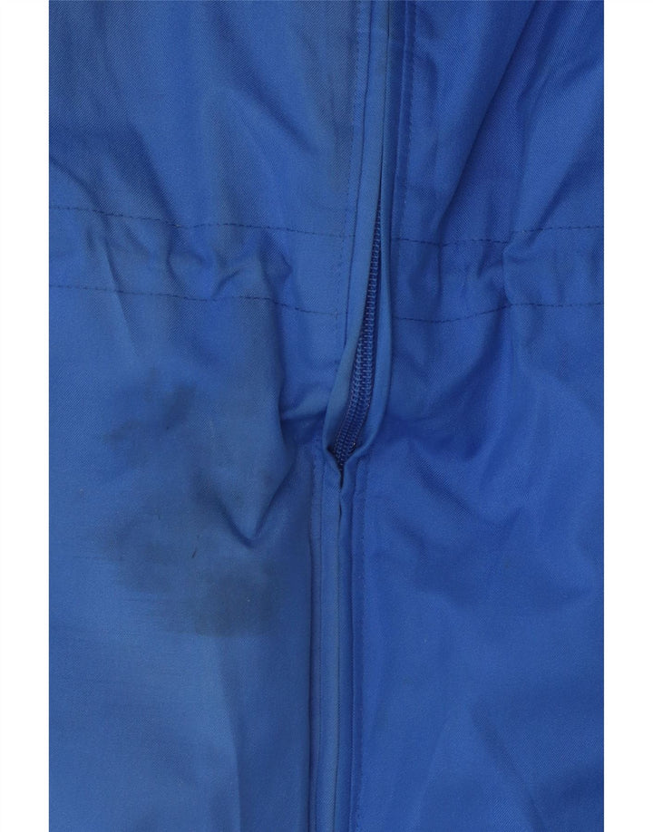 Nike Giacca a vento grafica da uomo UK 40 Large Blu Colourblock Poliestere
