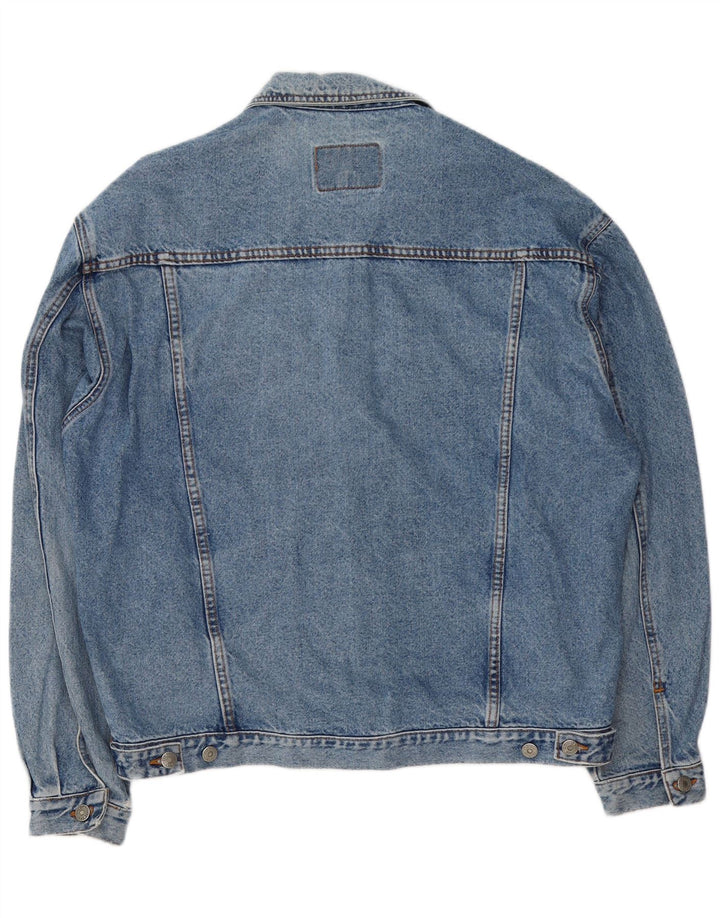 Casucci Giacca in denim da uomo UK 42 XL Cotone blu