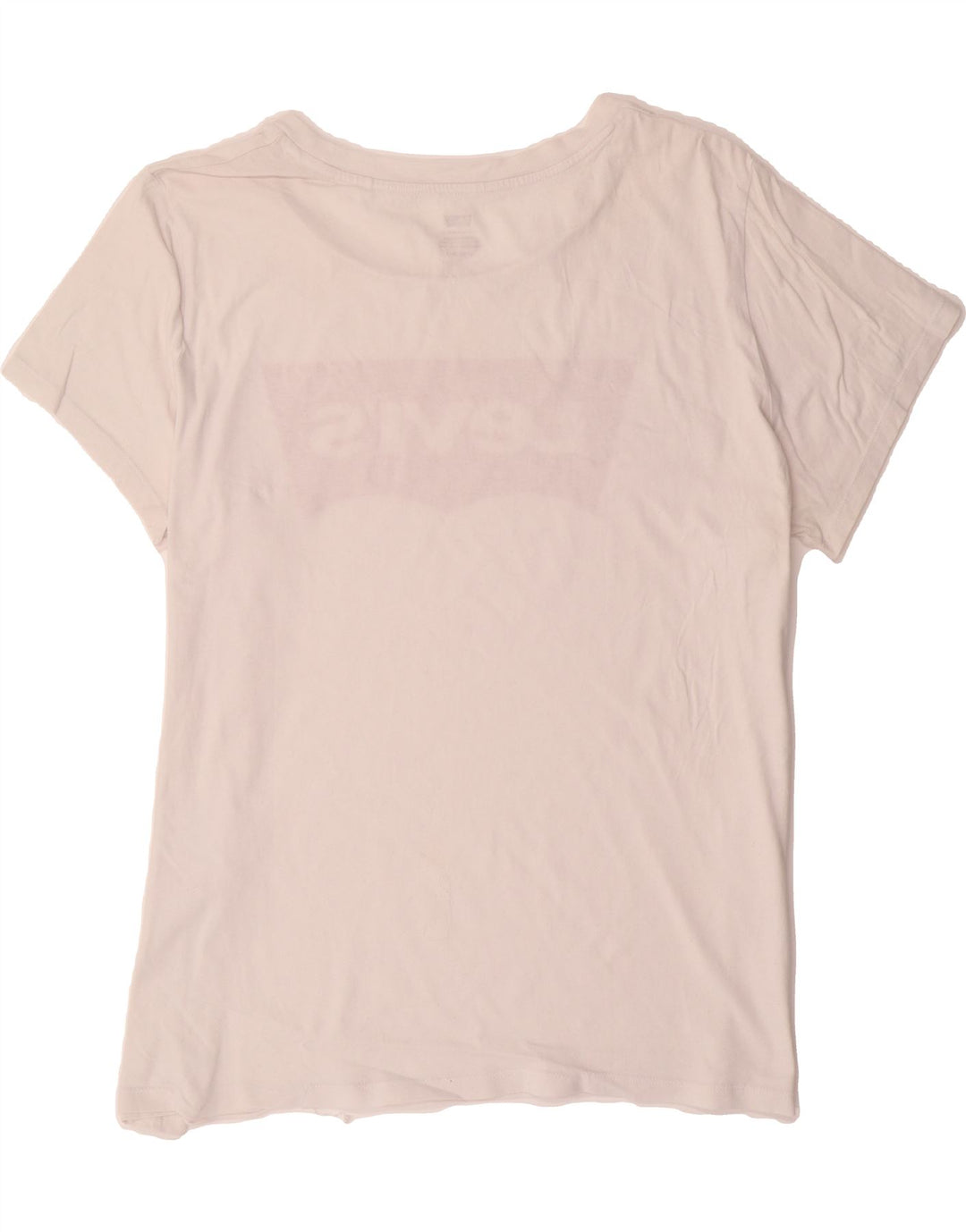 LEVI'S Mens Graphic T-Shirt Top 2XL White Cotton Vintage Levi's and Second-Hand Levi's from Messina Hembry 
