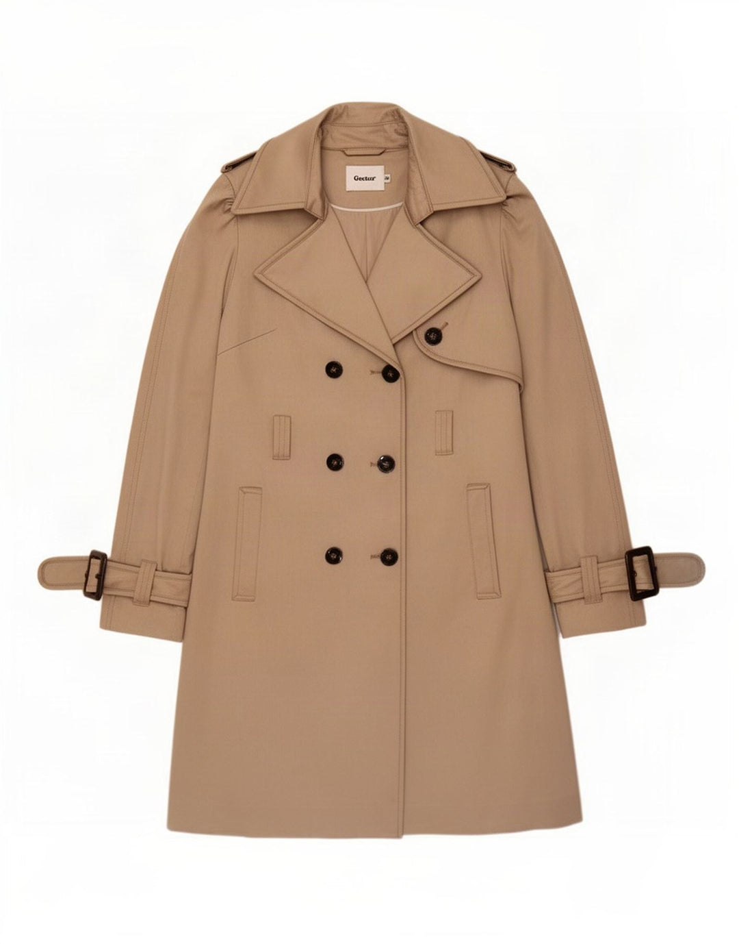Trench da donna Gestuz EU 40 cotone beige medio