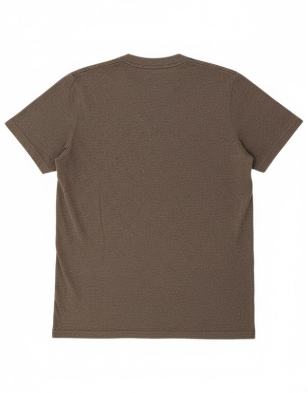 T-shirt grafica da uomo Hollister Top XL in cotone grigio
