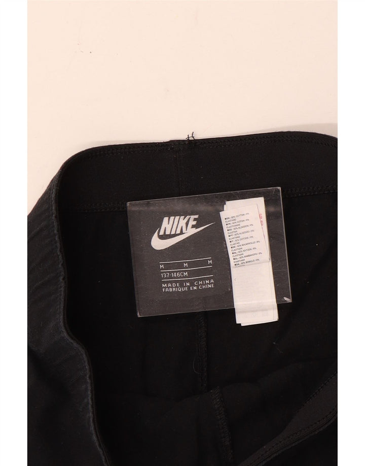 Leggings grafici Nike per ragazze 10-11 anni cotone nero medio