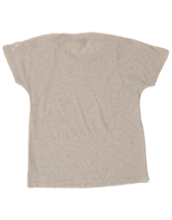 T-shirt da donna Adidas Top UK 12 cotone grigio medio