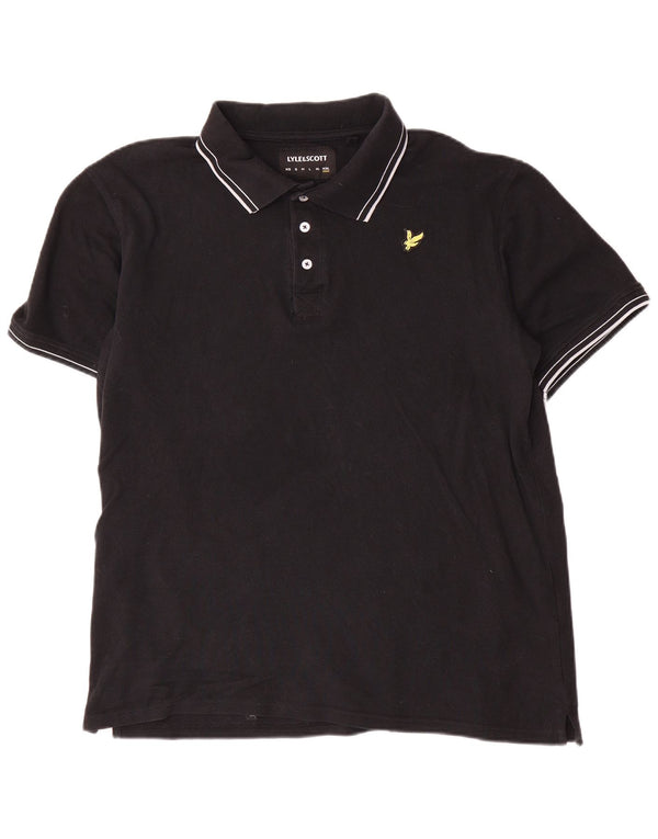 Polo da uomo Lyle & Scott 2XL cotone nero