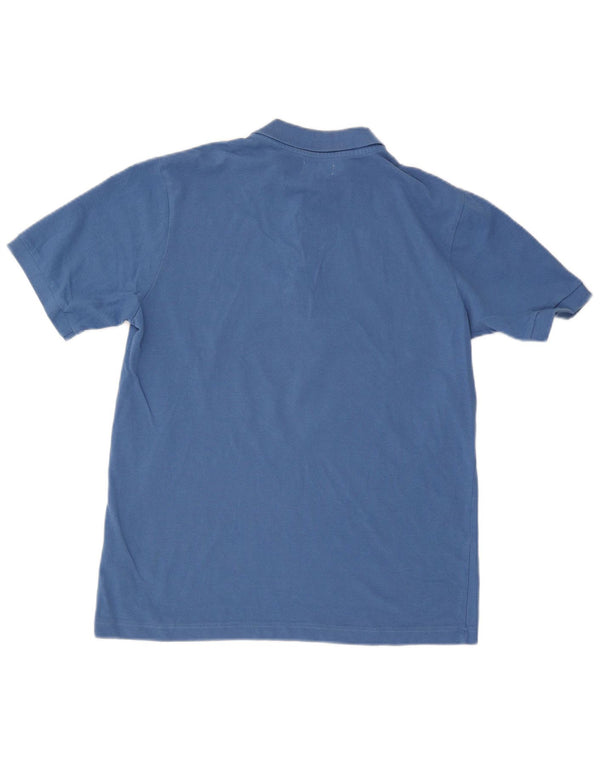 Polo Kappa Uomo Large Blu In Cotone