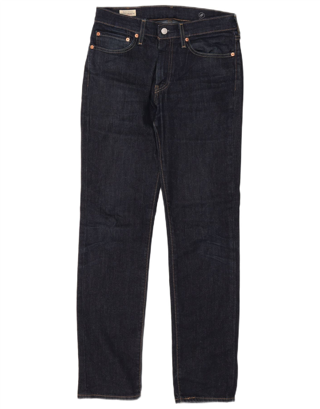 Levi's Uomo 511 Slim Jeans W31 L32 Blu Navy Cotone Classico