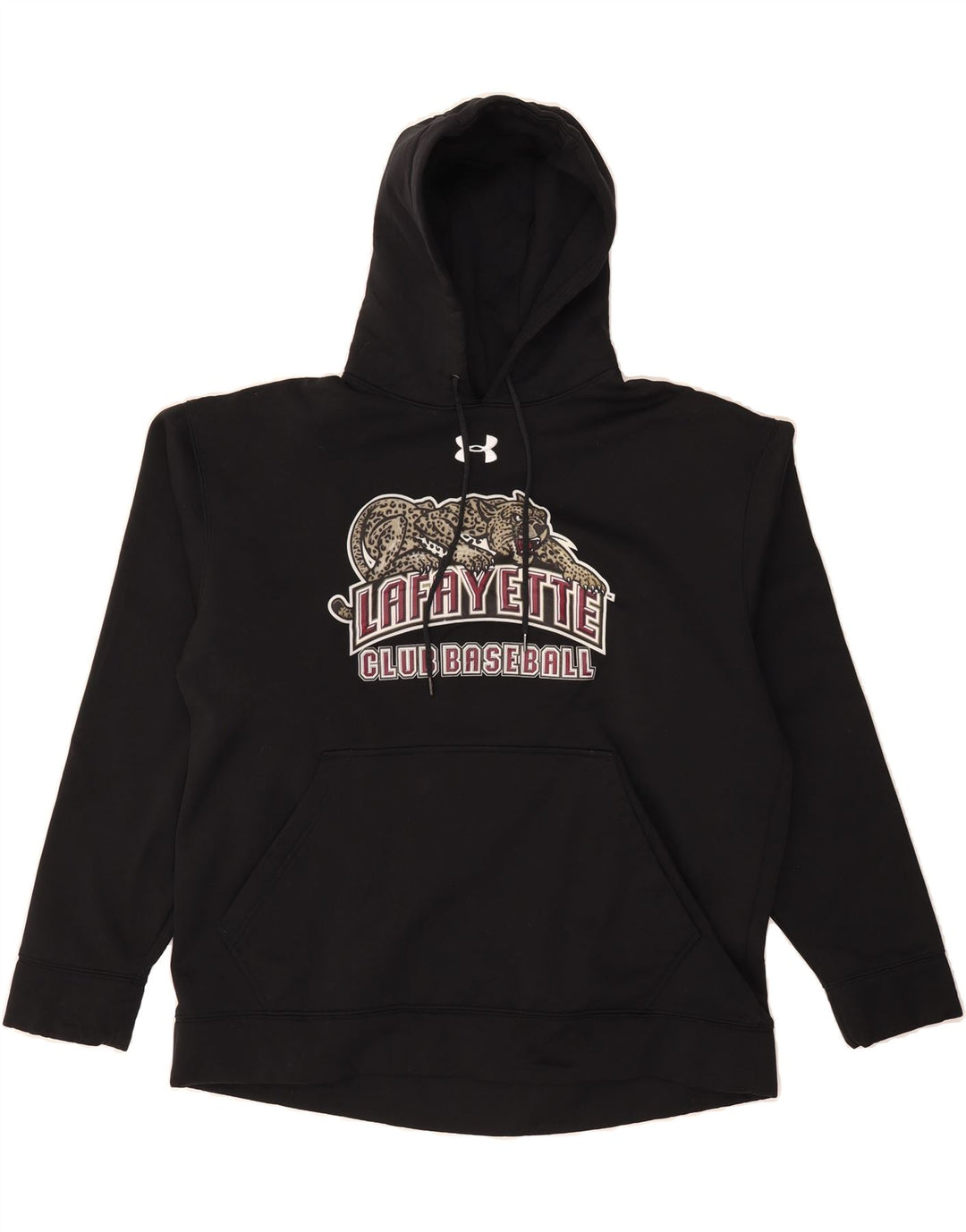 UNDER ARMOUR Womens Oversized Hoodie Jumper UK 16 Large Black Vintage Under Armour and Second-Hand Under Armour from Messina Hembry 