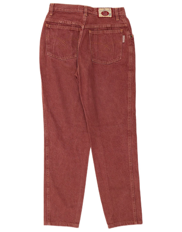 Jeans affusolati da donna Stefanel IT 44 medio W30 L30 cotone bordeaux