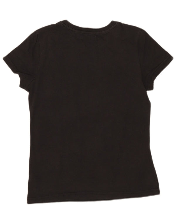T-shirt grafica da donna Adidas Top IT 40 Small in cotone nero