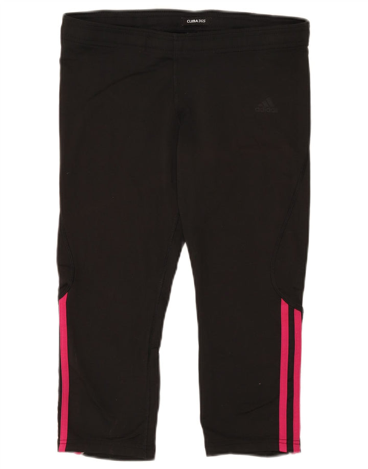 Leggings Adidas Clima 365 Capri da donna UK 14 poliestere nero medio