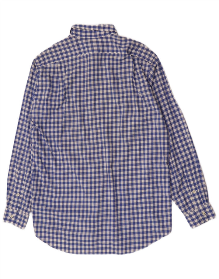 Polo Ralph Lauren Camicia Lowell da uomo in cotone a quadretti blu medio
