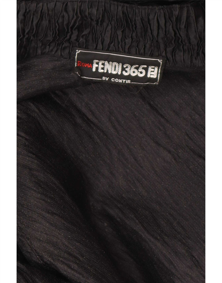 Cappotto aperto da donna Fendi UK 18 XL Nero