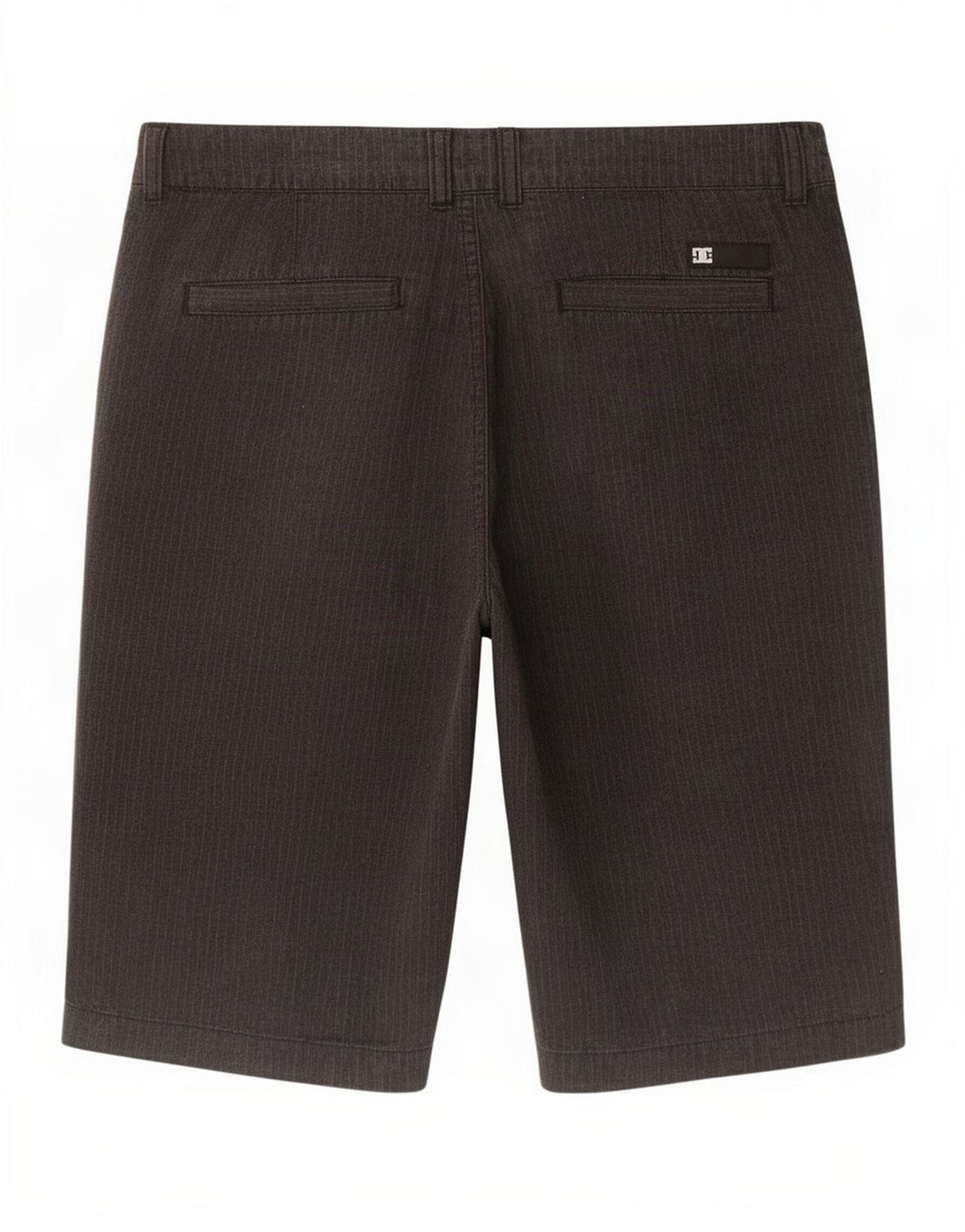 Pantaloncini chino da uomo DC medi W30 in cotone gessato grigio
