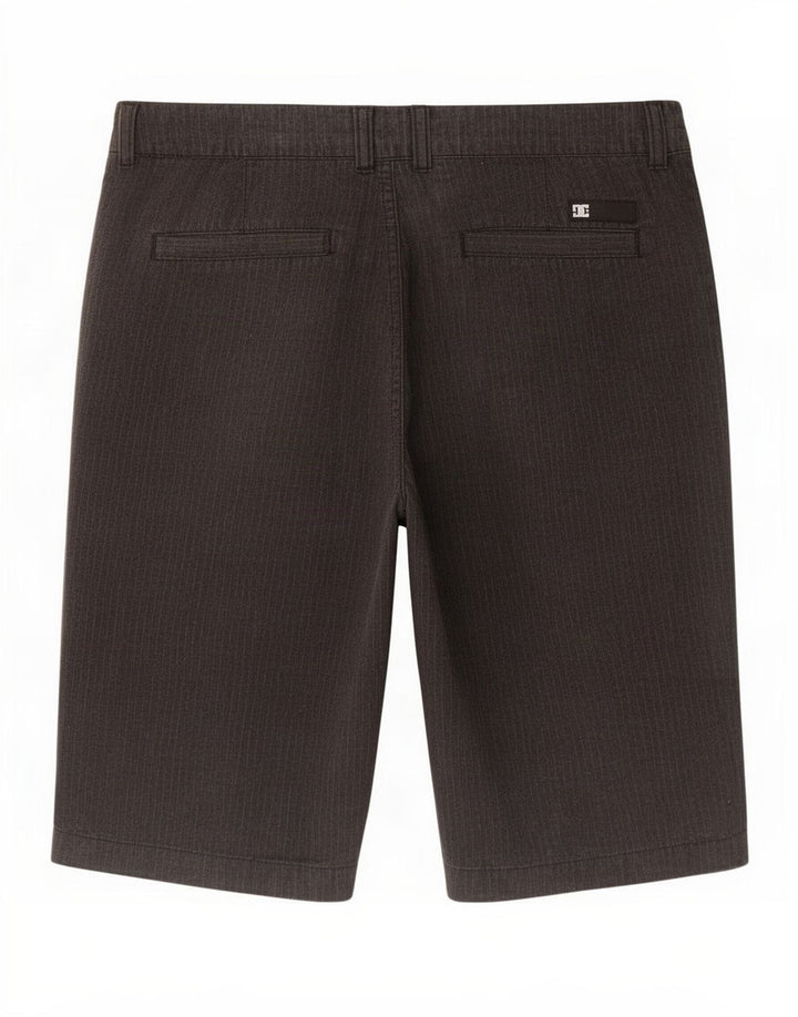 Pantaloncini chino da uomo DC medi W30 in cotone gessato grigio