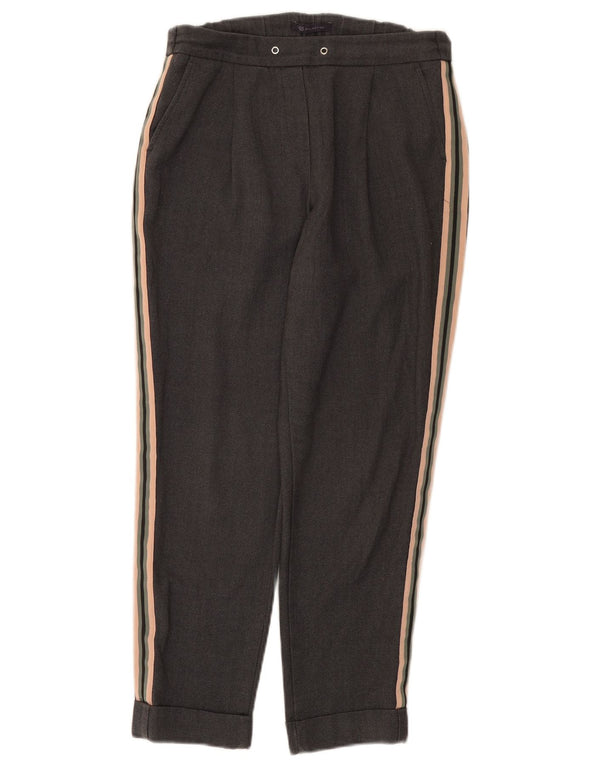 Pantaloni corti affusolati da donna Marks & Spencer UK 8 piccoli W28 L25 grigi
