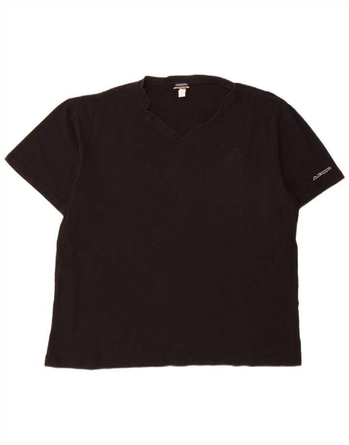 T-shirt uomo Kappa Top XL in cotone nero