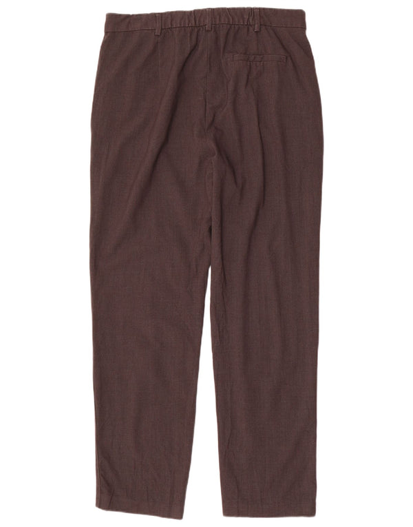 Pantaloni chino dritti da donna Marks & Spencer UK 14 Large W32 L29 Grigio