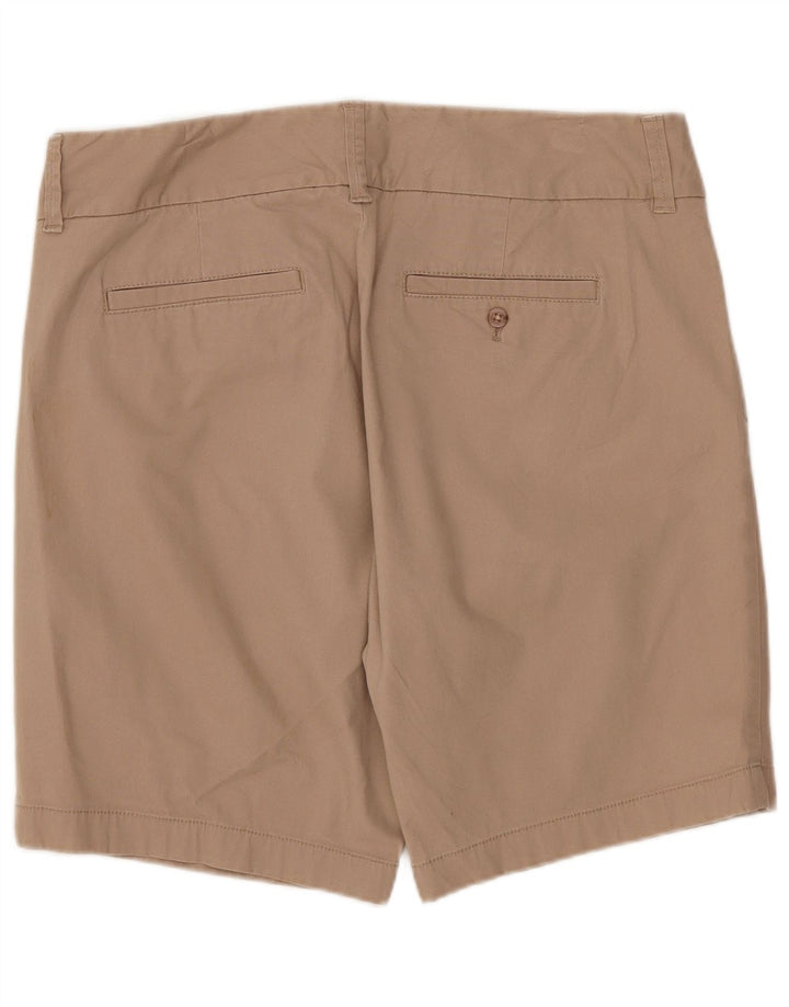 Pantaloncini chino da donna J. Crew US 8 medi W32 cotone marrone