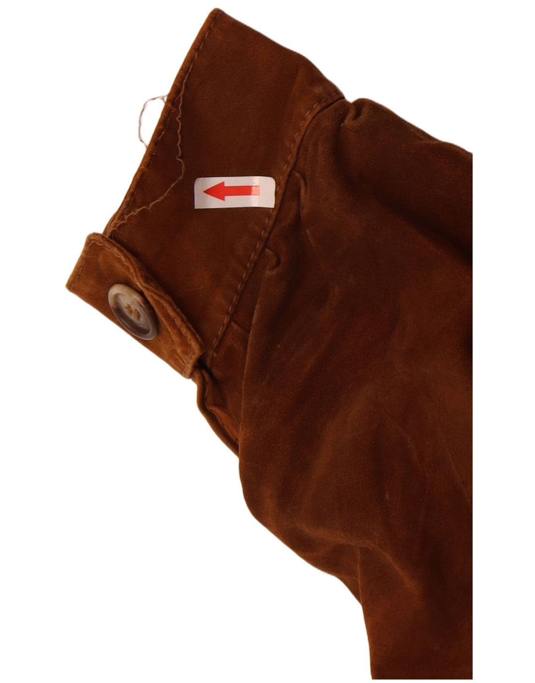 Giacca vintage in pelle scamosciata da uomo IT 54 2XL in pelle marrone