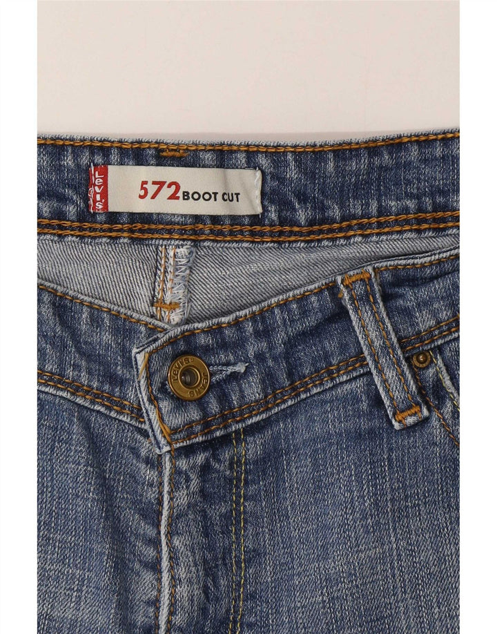 Jeans Levi's 572 Bootcut da donna W34 L29 in cotone blu
