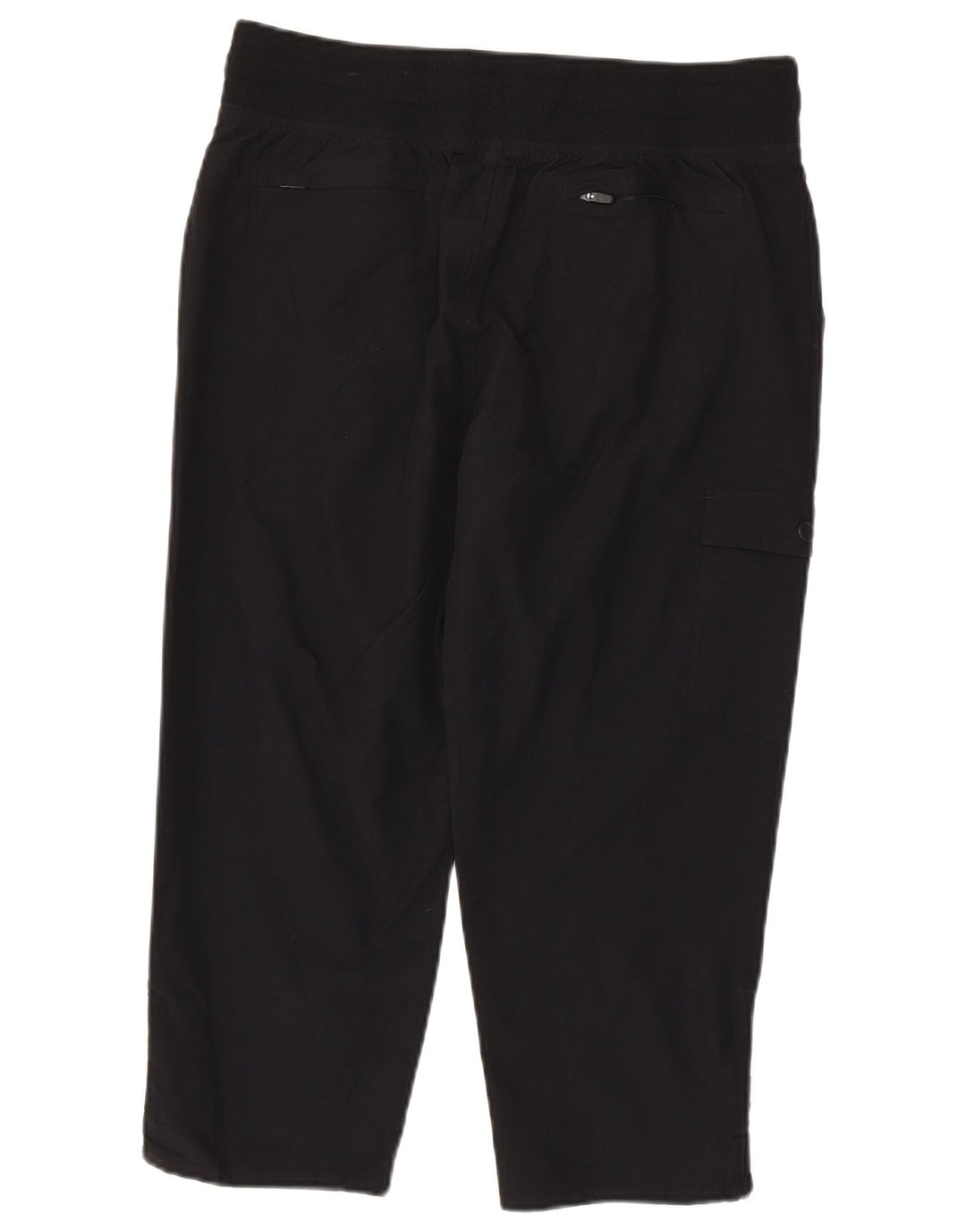 Pantaloni capri cargo dritti da donna EDDIE BAUER medi W30 L22 neri