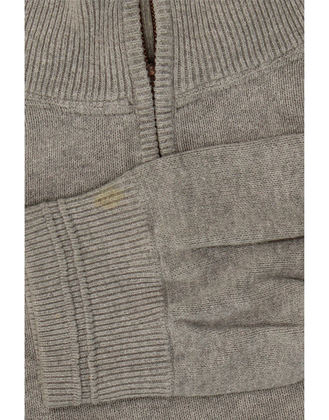 Maglione maglione con collo con zip vestibilità regolare da uomo TIMBERLAND XL grigio