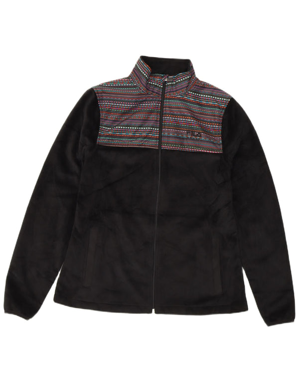 Giacca in pile da donna FILA UK 10 Small Poliestere a righe nere