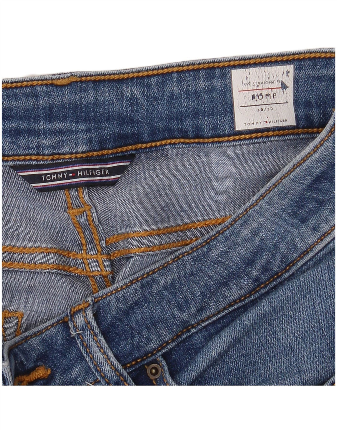 Jeans dritti Roma da donna Tommy Hilfiger W30 L32 Blu