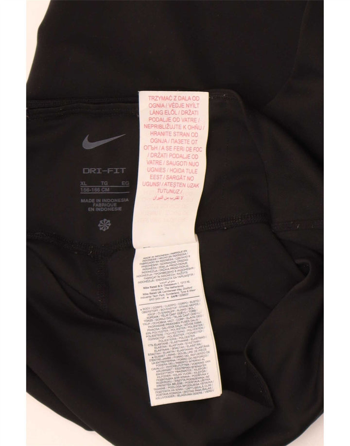 Leggings Nike Dri Fit per ragazze 13-14 anni XL Poliestere nero