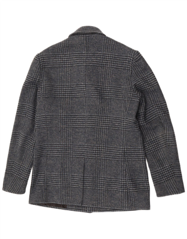 Giacca blazer da uomo Calvin Klein UK 38 pied de poule blu medio