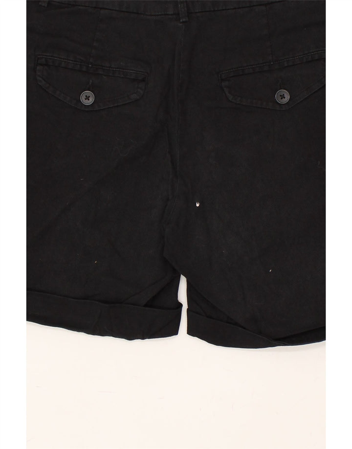 BENETTON Womens Casual Shorts W32 Large Black | Vintage Benetton | Thrift | Second-Hand Benetton | Used Clothing | Messina Hembry 