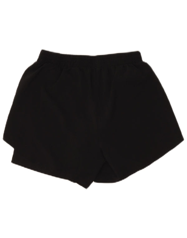 Pantaloncini sportivi Adidas da donna vestibilità regolare UK 8/10 piccoli poliestere nero