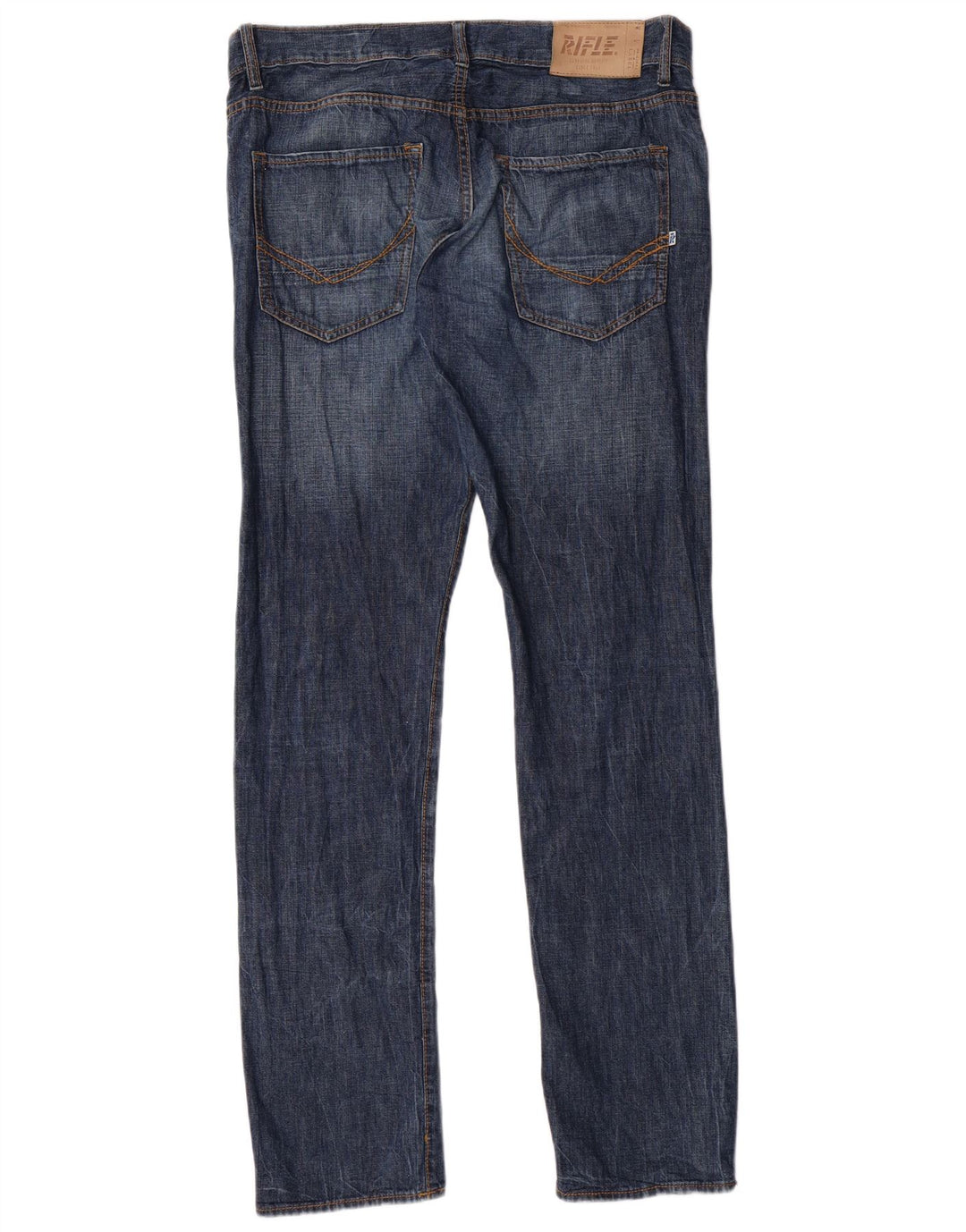 Jeans dritti da uomo RIFLE W32 L33 in cotone blu