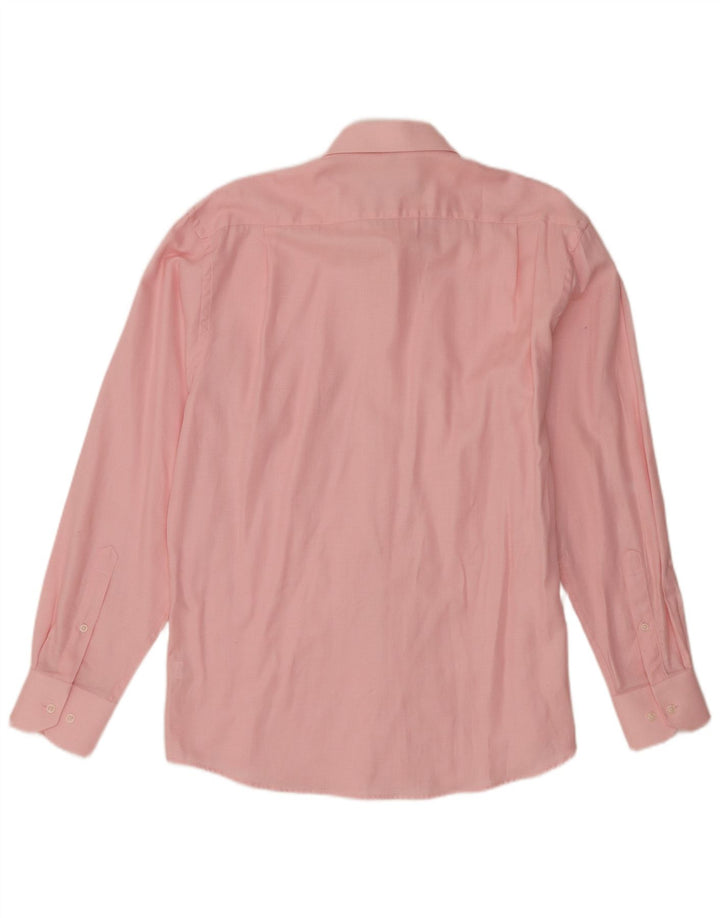 Camicia da uomo Balmain taglia 41/42 grande in cotone rosa