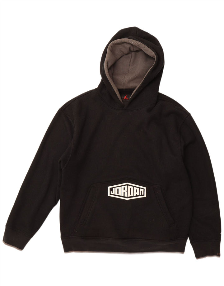 Felpa con cappuccio grafica Jordan da uomo XL poliestere nero