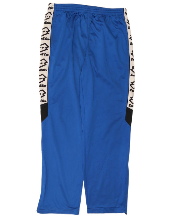 Pantaloni da tuta da uomo Lotto UK 44/46 2XL Poliestere color block blu