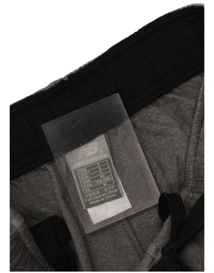 Pantaloni da tuta da uomo New Balance Small in poliestere grigio