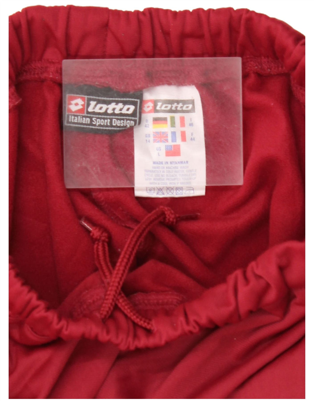Pantaloni da tuta da donna LOTTO UK 14 Large Poliestere marrone