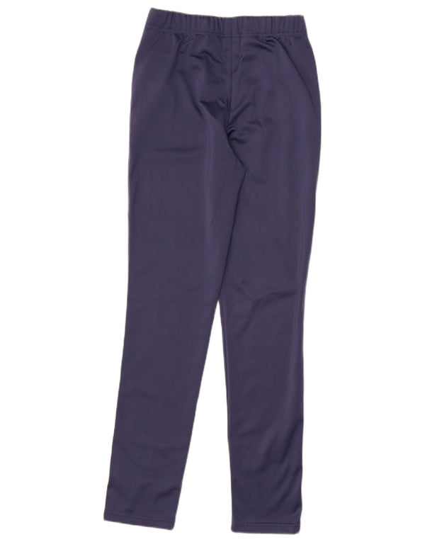 Pantaloni della tuta da ragazza Reebok 13-14 anni in poliestere blu navy