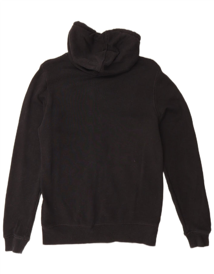 Maglione con cappuccio e zip oversize da donna Marks & Spencer UK 8 piccolo cotone nero
