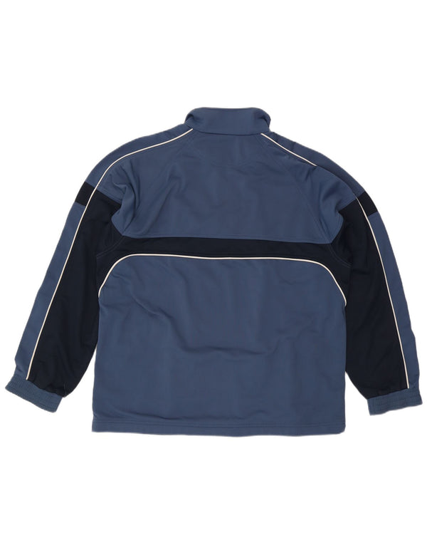 Giacca da tuta da uomo Lotto UK 42/44 XL Poliestere color block blu