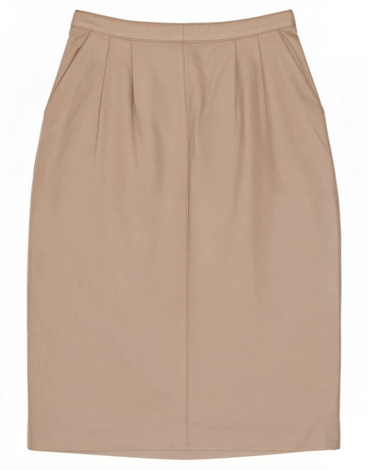 Gonna a tubino vintage da donna IT 42 Media W26 Grigio