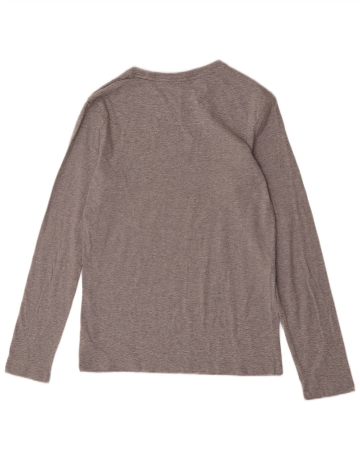 Calvin Klein Boys Regular Graphic Top manica lunga 14-15 anni in cotone grigio