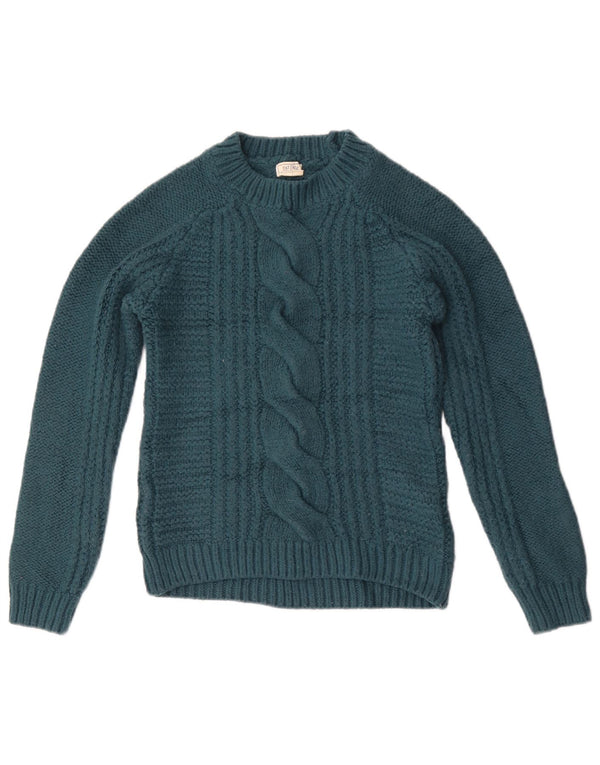 Maglione maglione girocollo da donna Fat Face UK 6 XS Acrilico verde