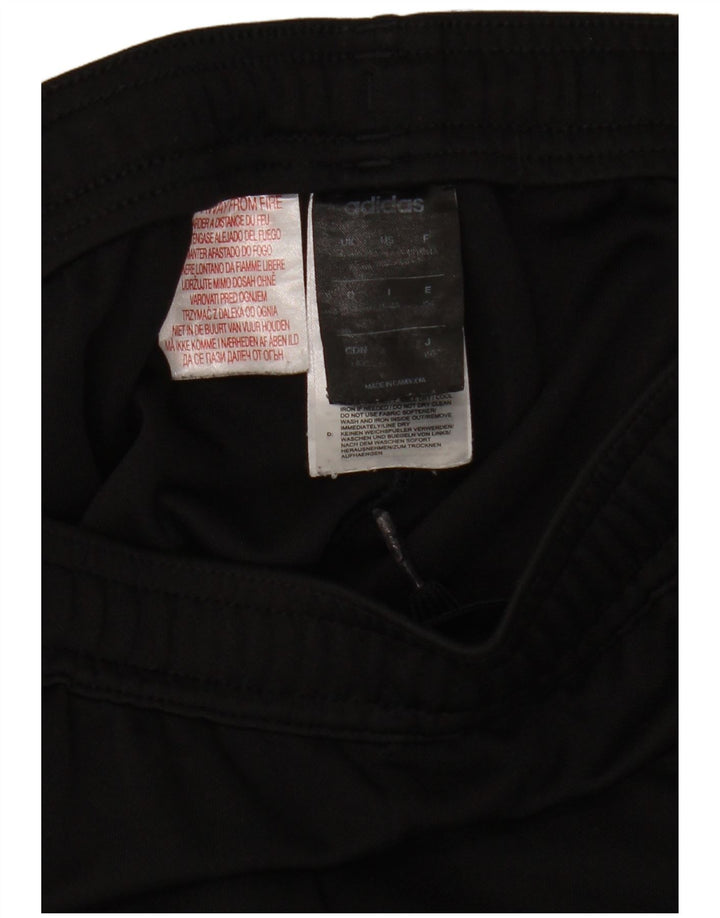Pantaloni della tuta Adidas Climalite da ragazzo 13-14 anni in poliestere nero